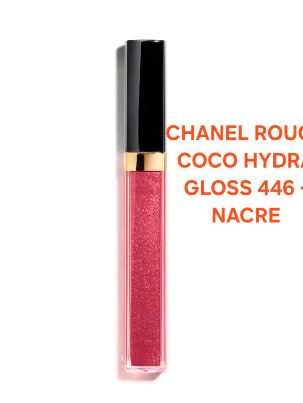 CHANEL ROUGE COCO HYDRA GLOSS 446 - NACRE. BNIB